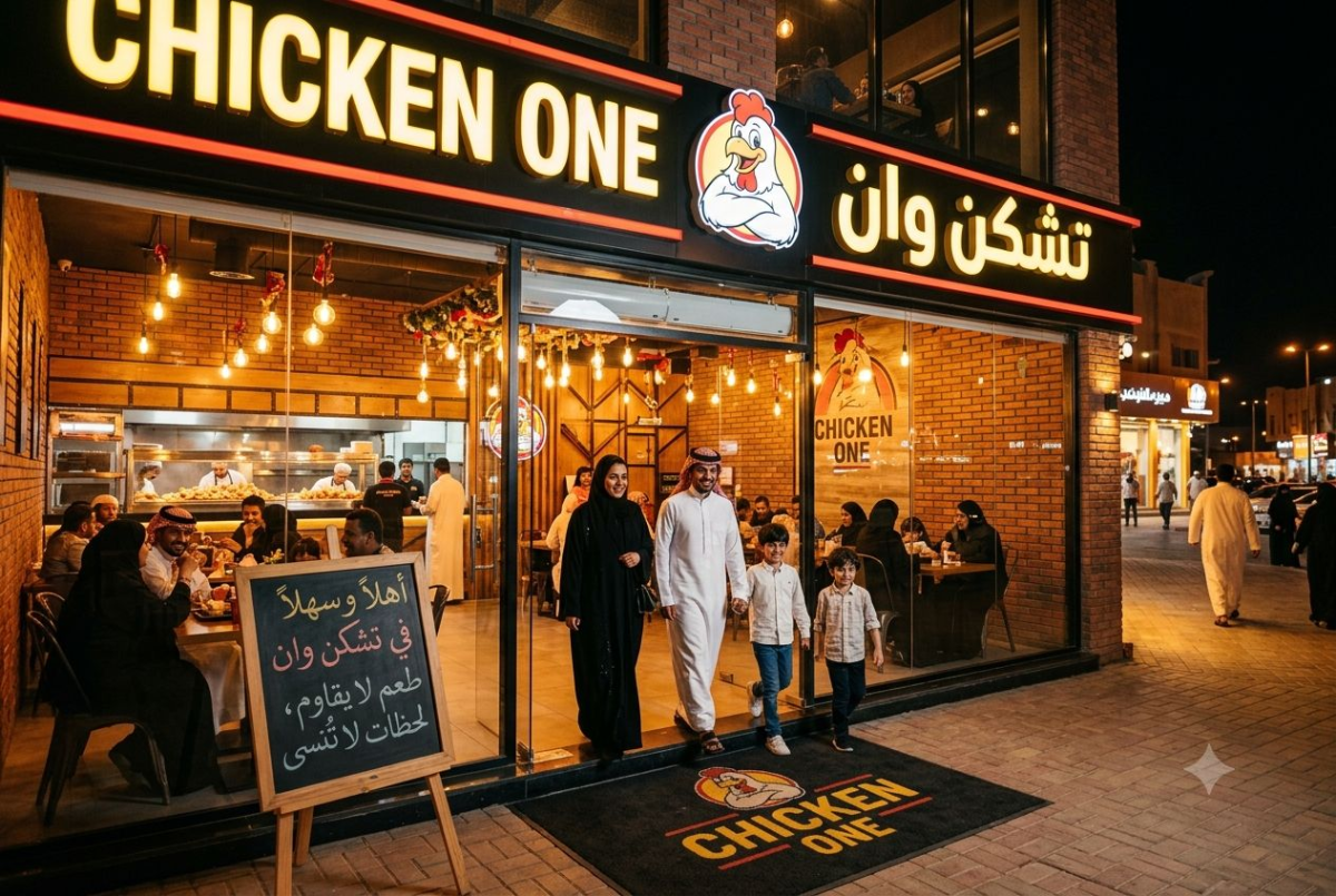 مطعم تشكن وان